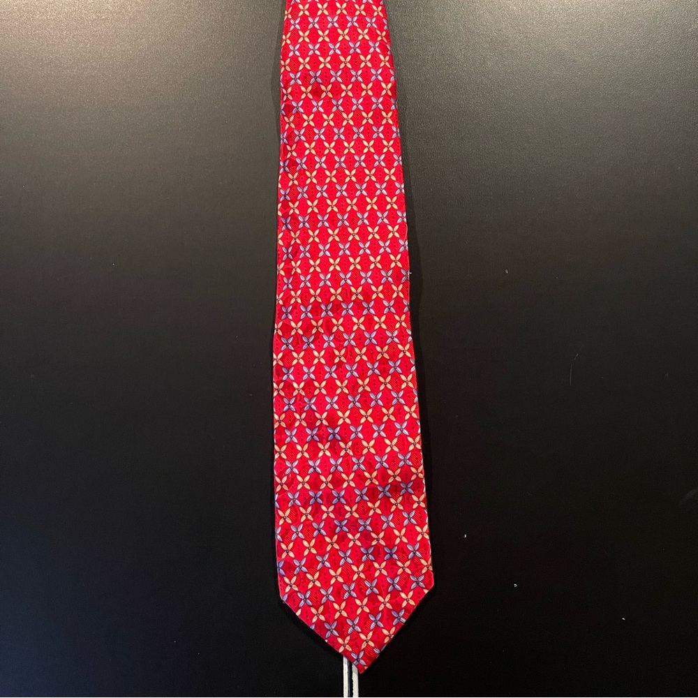 Ermenegildo Zegna Red/Blue/Yellow Tie